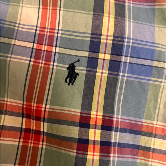 Ralph Lauren Boy’s XL (18-20) Multicolor Casual Button Down - Picture 6 of 7